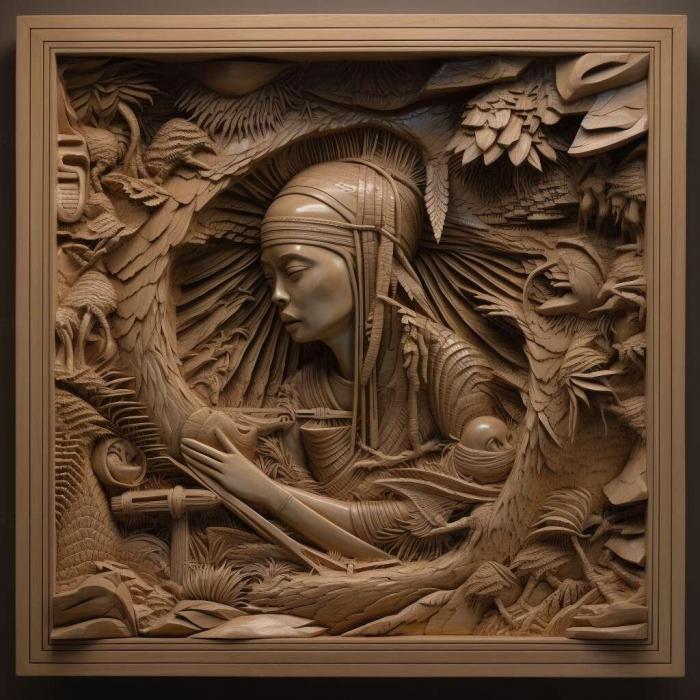 نموذج ثلاثي الأبعاد لآلة CNC 3D Art 